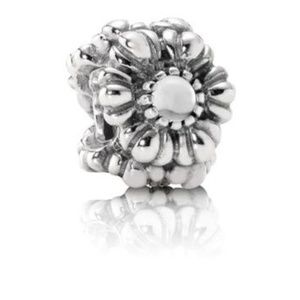 Pandora April Birth Stone Flower Charm 100% AUTH